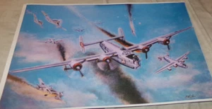 B-17 Fortaleza Voladora en Batalla Artista Prueba Victor H Woodhouse - Imagen 1 de 5