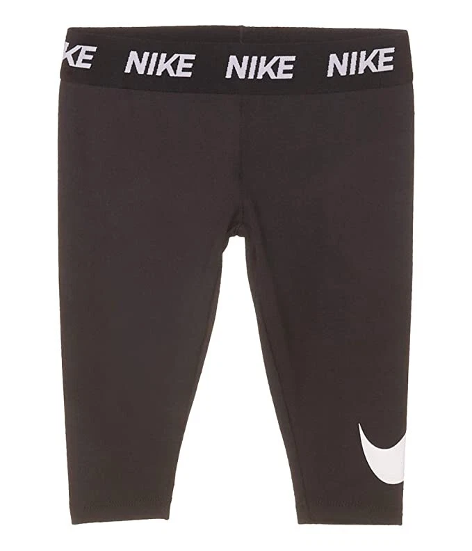 Nike Girl's Dri-FIT Sport Essentials Swoosh Capris 6X Black
