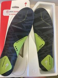 NEW Specialized Body Geometry SL bicycle shoe FOOTBED GREEN