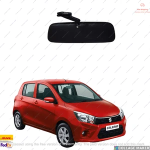84703M75J005PK Inside Rear View Mirror Black Fit For Suzuki Celerio 2013-2021 Eo - Picture 1 of 4