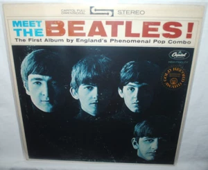 MEET THE BEATLES, LP record album, Capitol ST-2047 (red/orange labels) READ NOTE - Picture 1 of 1