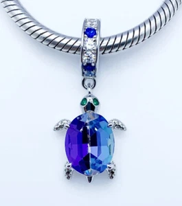💖 Delicado Dije Tortuga Marina Colgante Animal Playa Genuino Plata de Ley 925 💖 - Imagen 1 de 8