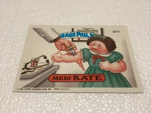 1987 GARBAGE PAIL KIDS - ( Medi Kate ) #287b ‘ Error Yellow Circles On Name ‘ - Picture 1 of 7