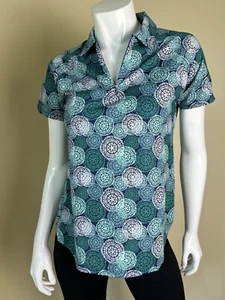 Heather Grey Women’s Golf Shirt Polo Sz S (03) - Picture 1 of 5