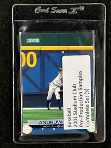 2001 Stadium Club Baseball Pre-Production Complete Set (3) Bagwell/Posada/Jones - Picture 1 of 7