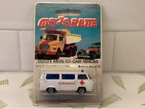 Vintage Majorette #244 Fourgon VW Volkswagen Ambulance MIP. 1972 - Picture 1 of 7