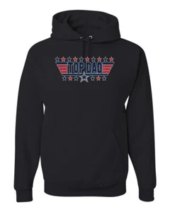 Top Dad for Husband Fathers Day Men Women Hooded Sweatshirt - Picture 1 of 13