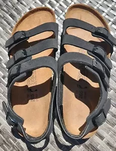 Birkenstock Birkis Ellice 3 strap slingback sandals L 10 M 8 VG! - Picture 1 of 14