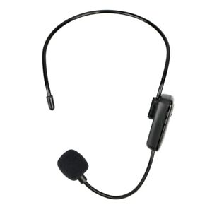 FM Microphone Headset Hands-Free for Voice Amplifier Church Guide