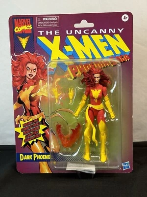 6-дюймовая экшн-фигурка Marvel Legends Retro Cardback Dark Phoenix From The Uncanny X-Men - Изображение 1 из 4