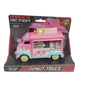 Maxx Action Donut Food Truck Friction Motor Lights & Sounds Vehicle Toy - Picture 1 of 4