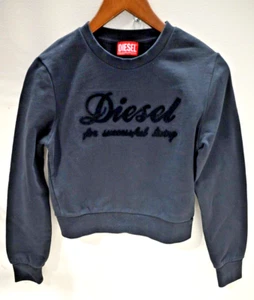 C25 Diesel for successful living Girls 14Y Black Cotton Sweatshirt Top - Picture 1 of 4