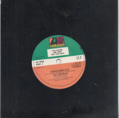 LED ZEPPELIN -- WHOLE LOTTA LOVE  /  STAIRWAY TO HEAVEN -- UK  PROMO 7 - Image 1 of 3
