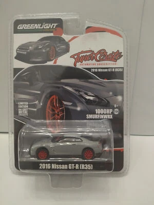 NISSAN GT-R 2016 R35 TUNERCRATE 1:64 GREENLIGHT - Imagen 1 de 2