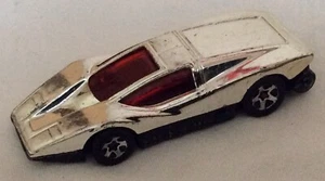 Proiettile d'argento/cromo da collezione Hot Wheels argento/cromato, Mattel 1974 auto pressofusa - Foto 1 di 8