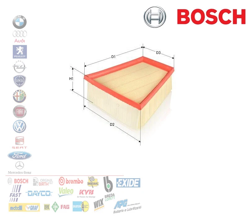 BOSCH F026400592 Filtro aria