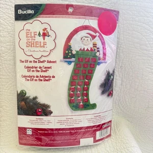 Bucilla The Elf on the Shelf Advent Calendar Felt Applique Kit Christmas Craft - Picture 1 of 4