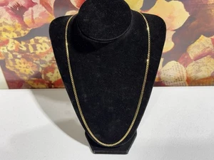 Echte 14K massive Gold Panzerkette Gliederkette Halskette - 8,02 g - Bild 1 von 20