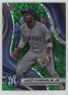 2024 Bowman's Best Green Mini-Diamond Refractor /99 Jazz Chisholm Jr #36 - Image 1 of 2