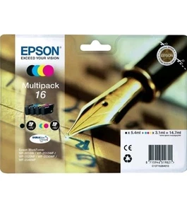 Epson 16 Series Multipack Tintenpatronen - Schwarz Cyan Magenta Gelb Stift - Bild 1 von 1