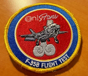 Only Fans Flight Patch F-35B Flight test squadron 461st Deadly Jesters - Picture 1 of 4