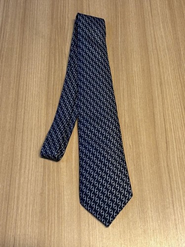 HERMÈS Cravatta in seta HERMES modello catena importazione Giappone rara