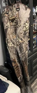 Lacrosse Chest Waders Neoprene Mossy Oak Duck Blind Size 8 A Boot Medium Defect - Picture 1 of 9