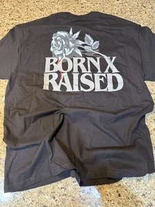 BXR Born X Raised Graphic Print Black Short Sleeve T-Shirt Tee X-Large XL - Picture 1 of 4
