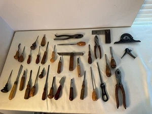 Lot Of 34 Vintage Wood Working Tools - Picture 1 of 1