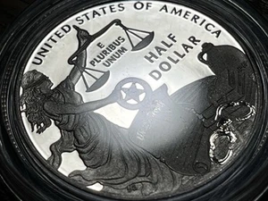 2015-S Proof U.S. Marshalls Commemorative Half Dollar - 1789-2014 - Ships Free! - Picture 1 of 5
