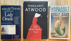 Lot of 3 Margaret Atwood:  Lady Oracle ~ The Handmaid's Tale ~ Bodily Harm ~ PB - Picture 1 of 2