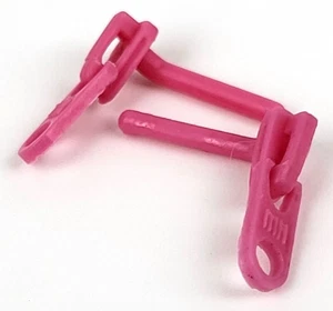 Monster High Puppe Ghoulia Yelps erste 1. Welle rosa Reißverschluss Stil Ohrringe 1 Paar - Bild 1 von 1