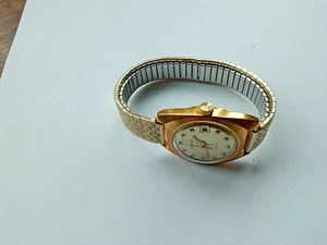 Sekonda Damen 17 Jewel Mechanische Armbanduhr Speidel Armband Funktioniert - Bild 1 von 7