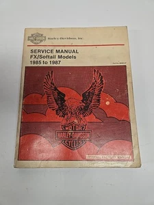 Service Manual Harley Davidson FX/Softail Models 1985 to 1987 Part No. 99482-87 - Picture 1 of 5