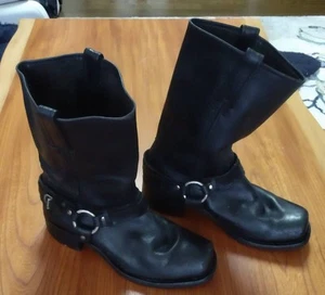 FRYE Boot Harness Engineer Stiefel Leder schwarz Größe 9,5 - Bild 1 von 7