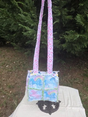 Lovely Pink, Blue and Purple Pastel Crossbody Purse for Girls - Image 1 of 4