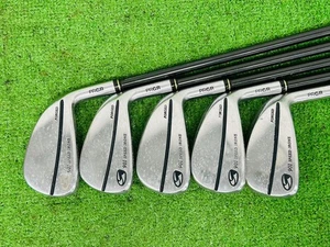 PRGR 901 Speed Forged Iron Set 4-9+PW+AW+SW RH Data 090 M-43 Graphite EL3435 - Picture 1 of 10