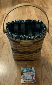 Longaberger Korb Weihnachten 1998 "Frohe Botschaft" mit Kunststoffschutz/Einlage - Bild 1 von 10