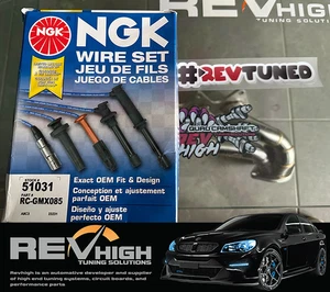 Spark plug leads ignition NGK for Holden 3.8L L67 Supercharged Ecotec V6 - Picture 1 of 4