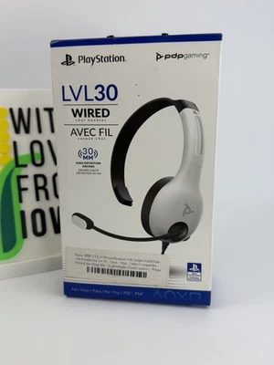 BRAND NEW!! Official License PlayStation LVL 30 PDP Gaming Wired Chat Headset - Image 1 of 4