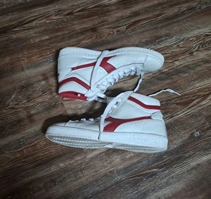 Diadora The Iconic Game L High Style 80's Leather Sneakers Unisex Size M6.5/W8. - Picture 1 of 9