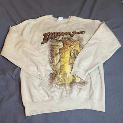 Sudadera Beige Para Hombre Parques Disney Indiana Jones y el Templo de la M Foto 1 de 4