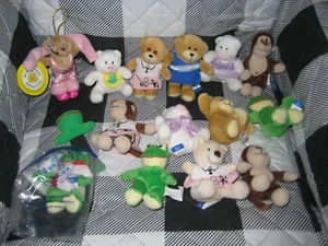 2006 BUILD A BEAR MINI 14 MCDONALDS PLUSH BEARS,FROGS AND MONKEYS - Picture 1 of 1