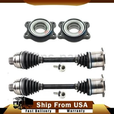 KIT DE COJINETE DE RUEDA Y EJE CV 4X 2011-2012 AUDI A8 QUATTRO TRAKMOTIVE WJB Foto 1 de 4