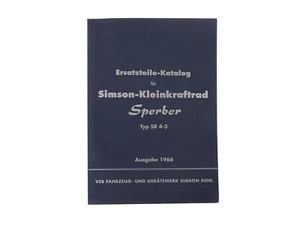 Ersatzteilkatalog, Ausgabe 1966 - Simson SR4-3 Sperber - Bild 1 von 1
