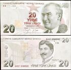 Turkey, 20 Lira, 2009(2022), P-224f, Prefix:G001, UNC