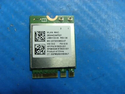 HP Stream 14-cb610cl 14" Genuine Laptop Wireless WiFi Card RTL8822BE 915622-001 - Image 1 of 2