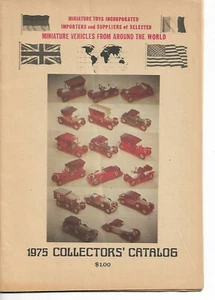 Miniature Toys Inc 1975 Collectors' Catalog Miniatures from around the world - Picture 1 of 1