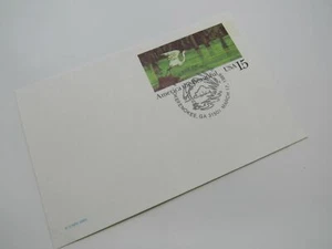 USPS Scott UX129 15c America The Beautiful Marsh First Day of Issue Postal Card - Picture 1 of 7