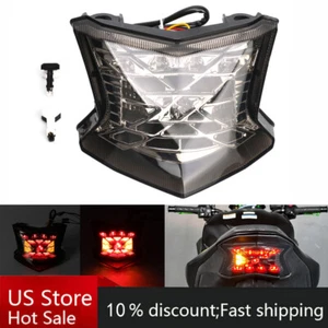 Integrated LED Brake Tail Light Turn Signal For KAWASAKI Ninja 650 EX650 Z900/SE - Picture 1 of 24